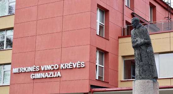 Monument for Vincas Krėvė-Mickevičius