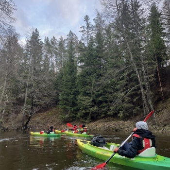 Kayak rental at homestead "Kadagys"