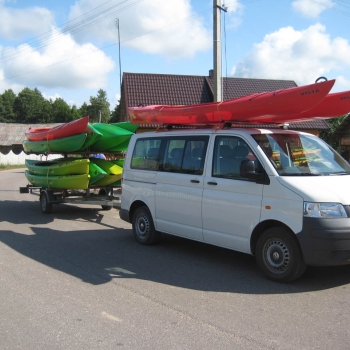Kayaks in Varėna