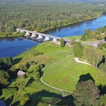 Bridge of Nemunas in Merkinė